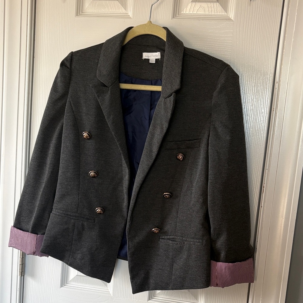 Charlies Charcoal Textured Fabric